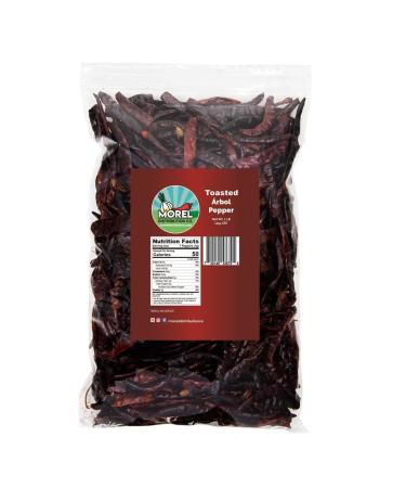 Toasted Chile de Arbol Chile de Arbol Tostado. 4 oz (113 g) and 1 lb (453 g). (1 lb (453 g)) 1 g (Pack of 1)