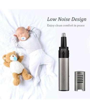 Nose and Ear Hair Trimmer - USB Rechargeable Waterproof Facial Hair Clipper for Men & Women - Dual Edge Blades for Easy Cleansing - Buy Online on SooperMarket.com
