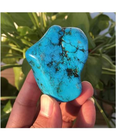 Gift Natural Turquoise Bare Stone Crystal Stone for dingchi (Size : 80-90g) - Buy Online on SooperMarket.com