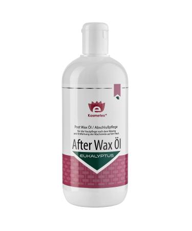 Kosmetex After Wax Oil with Eucalyptus removes wax residues after waxing - a fresh waxing finishing treatment 500ml