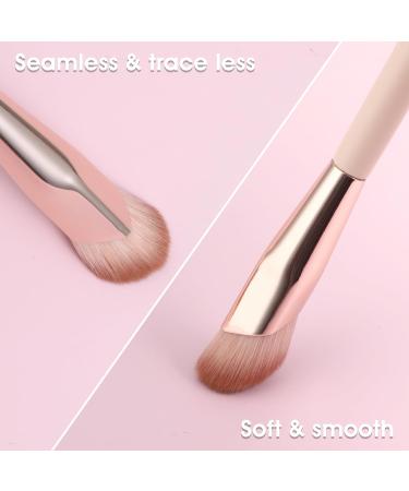 Gjinxi Angled Flat Concealer Brush Under Eye Concealer Brush Mini-sloped Concealer Brush Dense Synthetic Contour Brush Foundation Brush Face Brush Concealer Brushs Make Up Brushes - Buy Online on SooperMarket.com