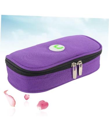 Insulin Storage Cooler - Purple Medium | Travel Cooler Picnic Bag | Water Proof & Insulated - Buy Online on SooperMarket.com