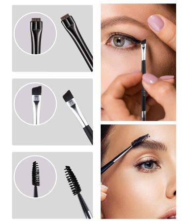 Gorvalin Black and White Gel Eyeliner Set with Brushes - Waterproof 2-in-1 Cream Eyeliner & Eyebrow Gel Kit - Buy Online on SooperMarket.com