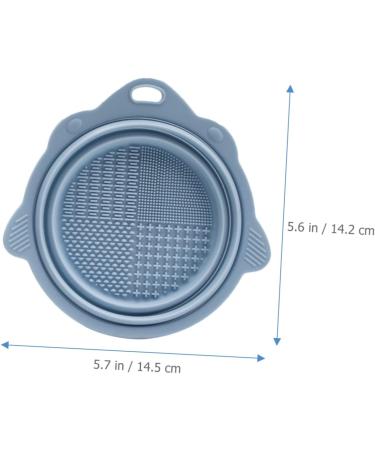 Angoily 10 pcs Foldable Brush Cleaner Mat Makeup Tools powder puff Cosmetics Brush Scrubber Makeup Cleaner wash bowl cleaning pad cleaning bowl cleaning board Cleaner Makeup Brush Cleaner 14.5x14.2cmx5pcs Assorted Colorx5pcs - Buy Online on SooperMarket.com