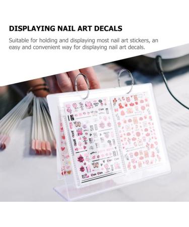 minkissy Nail Stickers Display Album Nail Art Sticker Storage Book Nail Decal Collecting Album Holder - Buy Online on SooperMarket.com