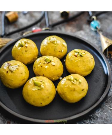 Haldiram s Besan Ladoo | 400g (Pack of 6) | Popular Indian Sweets on Every Occasions Rich Flavour | Dessert | Sweet Gifts | Festival Special | Diwali Celebrations - Buy Online on SooperMarket.com
