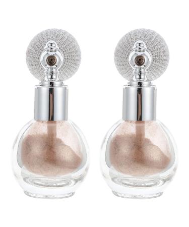KALLORY 2pcs Spray Glitter Spray Mist Bottle for Hair Body Face Tools Body Fragrance Bottles Hair Glitter Spray Bottle Highlighter Supply Makeup Accessory Gloss Sprayer As Shown 1