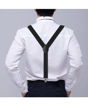 Clundoo Extra Strong Braces for Men & Women - 3.5 cm Wide Elastic with 3 Metal Clips - Adjustable Rush Carrier - Buy Online on SooperMarket.com