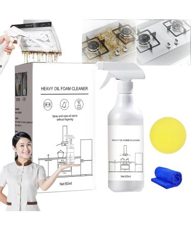 Celya CelyaUK Splash Spray Tablets & Spray Bottle Splash Foam Spray Oven Cleaner Heavy Oil Cleaner Foam Splash Spray Cleaner Splash Spray All Purpose Cleaner For Oven(60ML)