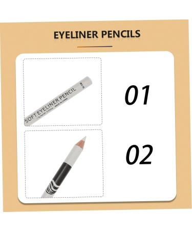 BELLIFFY 12pcs Lying Silkworm Eyeliner Glitter Highlighters Highlighter Pens Makeup Eyeliner Plastic White - Buy Online on SooperMarket.com