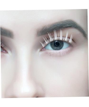 HAPINARY 2 Pairs White False Eyelashes Fake Eyelashes Fake Lashes Makeup Supplies Makeup False Eyelashes Performance Makeup Eyelashes Women Eyelashes Cosmetics Chemical Fiber Japanese Miss - Buy Online on SooperMarket.com