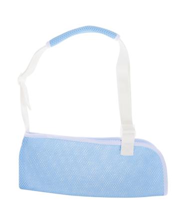 MUSISALY Children's Arm Sling Arm Sling for Wrist Injury Sling for Arm and Shoulder Arm Support Arm Brace Net 50X27CM Sky-blue