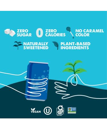 Zevia Zero Calorie Soda Fruity Variety Pack - 24 Cans, 4 Flavors - 12oz Each - Buy Online on SooperMarket.com