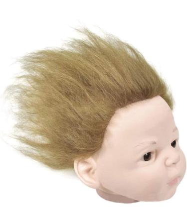 Tailor Puppet Female Adjustable Training Ladder Real Hair Doll Head for Hairdresser Education & Salon Practice - Buy Online on SooperMarket.com