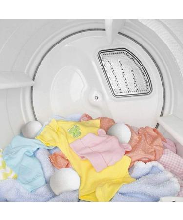100% NATURAL & HANDMADE WOOL DRYER BALLS Eco-Friendly Reusable Laundry Essentials Saves Drying Time Laundry Balls (6) - Buy Online on SooperMarket.com