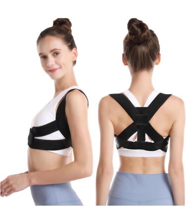 Orthodontic Back Support Belt | Lumbar Support for Men & Women | Size M | Hump Relief | Black - Buy Online on SooperMarket.com