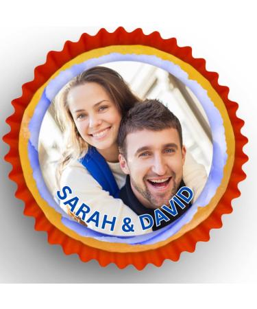 30 x Pre Cut Personalised Photo/Your Logo Cupcake Toppers Edible Premium Wafer Paper Decoration - Buy Online on SooperMarket.com