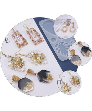 Operitacx 1pc Earring Pendant Jewelry Mold Silicone Molds Handmade Earrings Handcraft Silicone Mold Cake Mold As Shown 13.7X11.6X0.6CM - Buy Online on SooperMarket.com