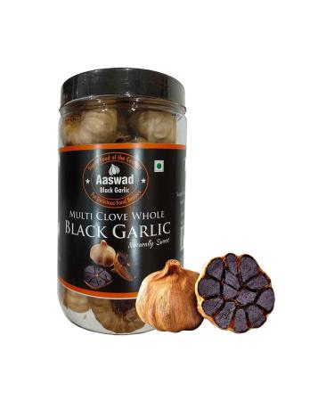 Multiclove Black garlic 250 grams (8.8 OZ) Whole Bulbs, Ready to eat by Aaswad Impex