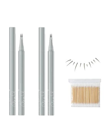 Familiarn Eyeliner Familiarn Double Tip Lower Eyelash Pencil 2Pack Familiarn Eyeliner Double Tip Lower Eyelash Pencil (Brown)