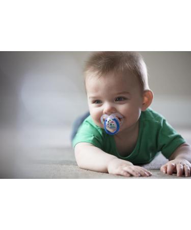 Tommee Tippee Night Pacifier Set - Symmetrical Orthodontic Design for 18-36 Months Glow in the Dark - 2 Pack - Buy Online on SooperMarket.com