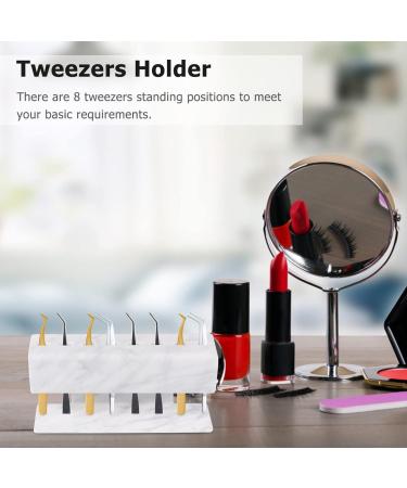 PLAFOPE Eyelash Tweezer Holder Tweezers Storage Stand Tweezers Organizer Tweezers Holder Organizer Acrylic Stand Tweezers Storage Holder Tweezers Displays Stand Makeup Tweezers Holder - Buy Online on SooperMarket.com