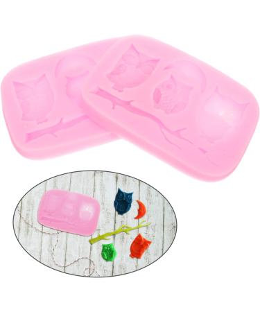 Ciieeo 2pcs Baking Silicone Mold Silicon Molds Clay Mold 3D Owl Shape Molds Fondant Tools Silicone Molds Cake Stencils Candle Molds Silicone Baking Pan Jelly Halloween Silica Gel - Buy Online on SooperMarket.com