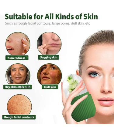 Square Ice-Cube Mold Silicone Ice Mold Ice-Cube Roller for Face Eyes and Neck Naturally Conditioning and Skin Care De-Puff Eye Bags B - Buy Online on SooperMarket.com