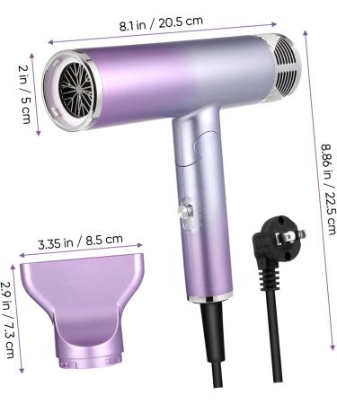 Gogogmee Foldable Hair Dryer Mini Hair Dryer for Travel Folding Hair Dryer Travel Diffuser Hair Dryer Abs - Buy Online on SooperMarket.com