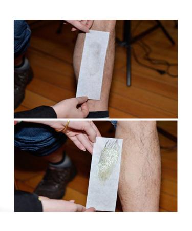 100 Sheet Depilatory Paper Strips - Professional Disposable Hair Removal Tool - Buy Online on SooperMarket.com