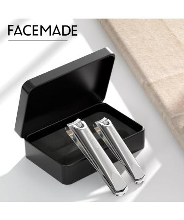 FACEMADE Nail Clippers Set Bright Sliver - Buy Online on SooperMarket.com