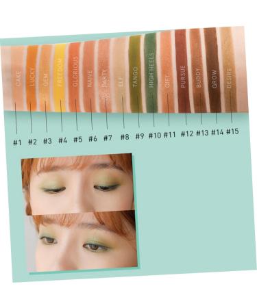 WOONEKY 1pc 15 Eyeshadow Powder Eyeshadow Palette Female Eyeshadow Glitter Eye Eyeshadow Cosmetic Pallet - Buy Online on SooperMarket.com