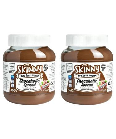 2 x 350g Hazelnut Milk Chocolate Butter Sandwich Spread Vegetarian Snack Cocoa Pancake Topping