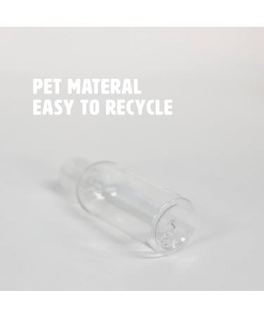 50ml Plastic Travel Bottles with Flip Cap - 4 Pack - Buy Online on SooperMarket.com