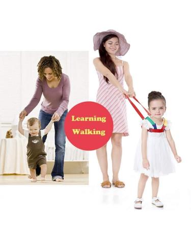 SUNTA Toddler Safety Harness & Leash | Anti Lost Wrist Link | Walk Learning Helper - Yellow & Green - Buy Online on SooperMarket.com