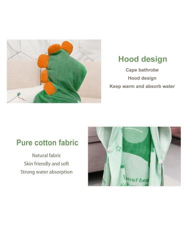 Supgomax Hooded Bathing Poncho for Kids | Cartoon Dinosaur Beach Towel & Baby Hooded Bath Towel | Absorbent and Fun for Swimming & Showers - Buy Online on SooperMarket.com