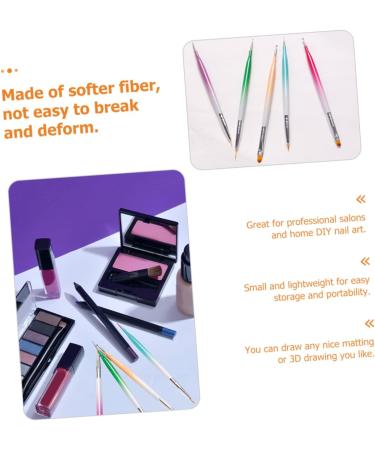 minkissy 2 Sets Nail Pen Nylon Tool Carved - Buy Online on SooperMarket.com