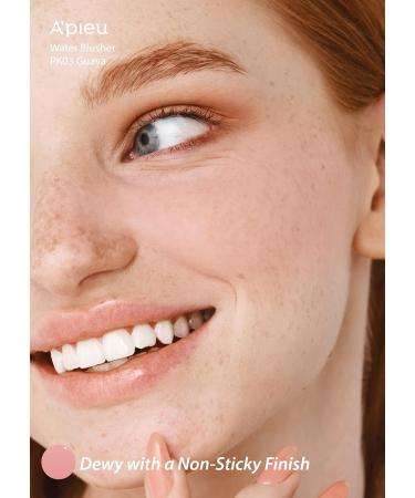 A'PIEU JUICY-PANG Water Blusher in PK03 Guava Pearl - Korean Liquid Cheek Blush - Buy Online on SooperMarket.com