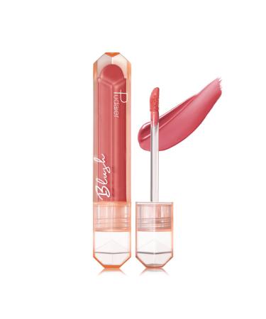 Liquid Blush  Soft Cream Face Blush  Natural Fluff Mist Matte Finish  Moist Texture  Long Lasting  Moisturizing  Lightweight  Buildable and Blendable  07 Cameo Brown  0.22 Fl Oz