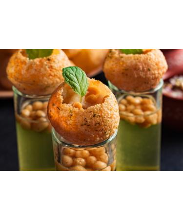 JCR Pani Puri Raw Pellets 1 Kg - Authentic Indian Street Food Snack - Buy Online on SooperMarket.com