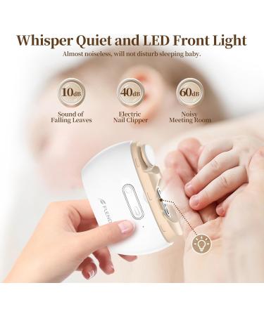 Electric Nail Clipper Nail Trimmer Nail Polisher 2 in-1 Automatic Nail Clipper 2 Speed Fingernail Clippers Nail File with Light Women Manicure Set Nail Clippers for Baby Kids Seniors Weak Hands Mjq-fu0913-01 - Buy Online on SooperMarket.com
