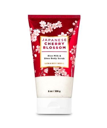 Bath & Body Works Japanese Cherry Blossom 2020 Edition Rice Milk and Shea Body Scrub 8 oz / 236 g
