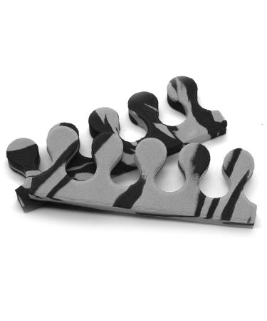 PrettyClaw Foam Toe Separators - 24 Pieces - Nail Polish Toe Spacers in Orange, Gray, Blue - Pedicure Toe Separators for Perfectly Polished Toenails - Buy Online on SooperMarket.com