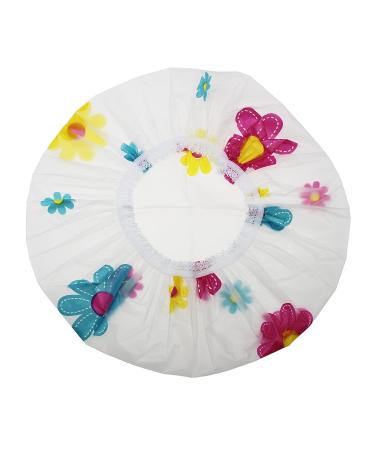 LJY 13-Piece Shower Cap Set - Waterproof Plastic Hair Caps for Women - Perfect for Bathing, Salons, and Spa - Buy Online on SooperMarket.com