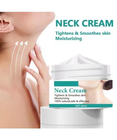 Firming & Tightening Neck Cream - Anti-Aging Moisturizer for Wrinkles & Fine Lines | Organic Aloe Vera Coconut Oil & Retinol - All Skin Types - Buy Online on SooperMarket.com