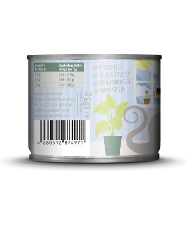 Mjamjam Premium Wet Cat Food - Grain-Free Blanched Calf & Carrot Sauce 6-Pack (6 x 185g) - Extra Meat For Healthy Feline Nutrition - Buy Online on SooperMarket.com