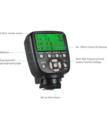 YONGNUO YN560-TX II Flash Trigger Remote Controller for Nikon Cameras | With Wake-up Function for YN560IV/III YN660 | Compatible with Nikon Cameras - Buy Online on SooperMarket.com