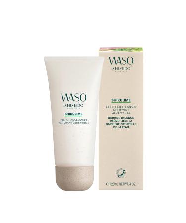 Shiseido Waso SHIKULIME Gel-to-Oil Cleanser - Vegan Cruelty-Free Makeup Remover for Fresh Skin - 4 oz - Buy Online on SooperMarket.com