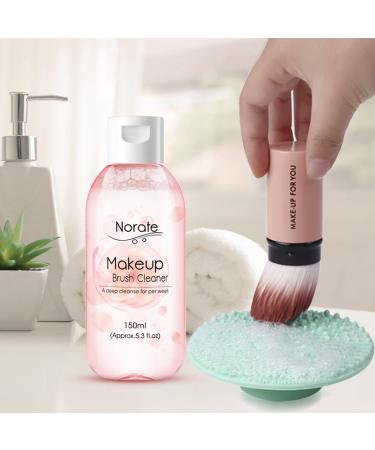 Norate Makeup Brush Cleaner - Deep Clean Solution for Brushes Sponges & Puffs | Cruelty-Free & Gentle Formula - 5.3 FL.OZ - Buy Online on SooperMarket.com