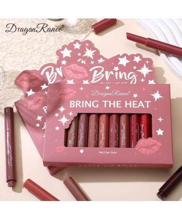 Buy 12 Colors Dewy Melting Lipstick - High-Shine Gloss Finish | Vibrant Lip Stain for Women | International Shipping Available - Buy Online on SooperMarket.com